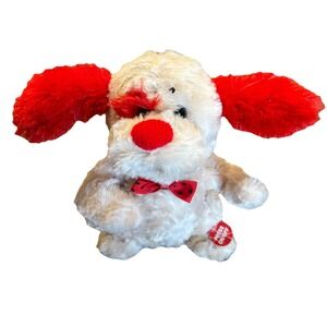 RARE Sound N Light Animatronic Valentine Puppy Dog Sings 1962 Do You Love Me Toy